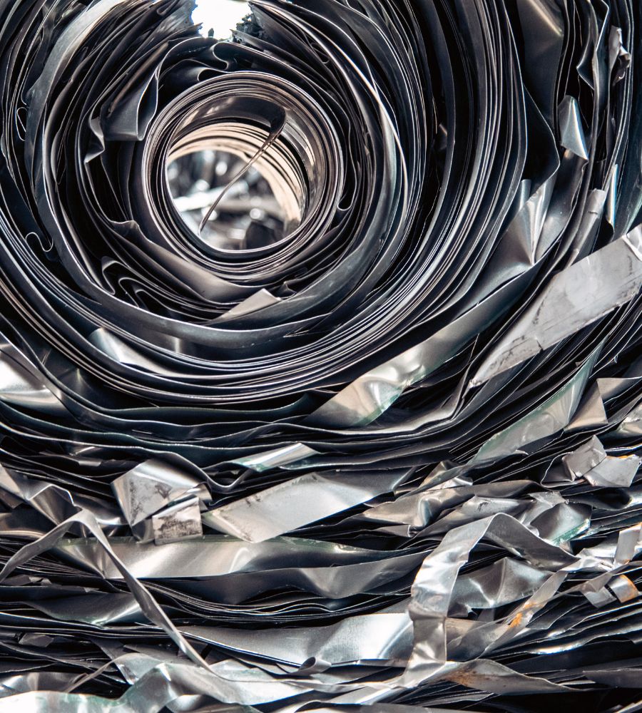Recycling impact illustration